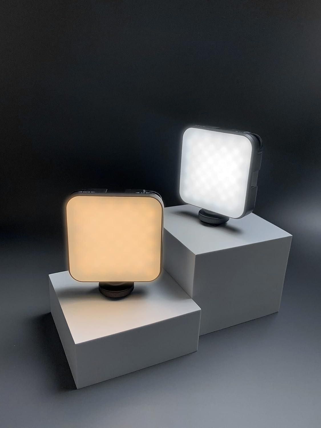 LEDGlow Premium LED Video Light with Versatile Phone Holder Clip