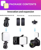 LEDGlow Premium LED Video Light with Versatile Phone Holder Clip